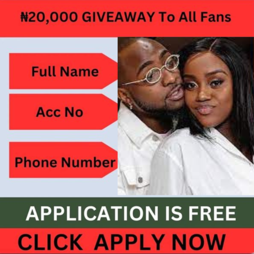 ₦20,000 Davido GIVEAWAY to Fans​